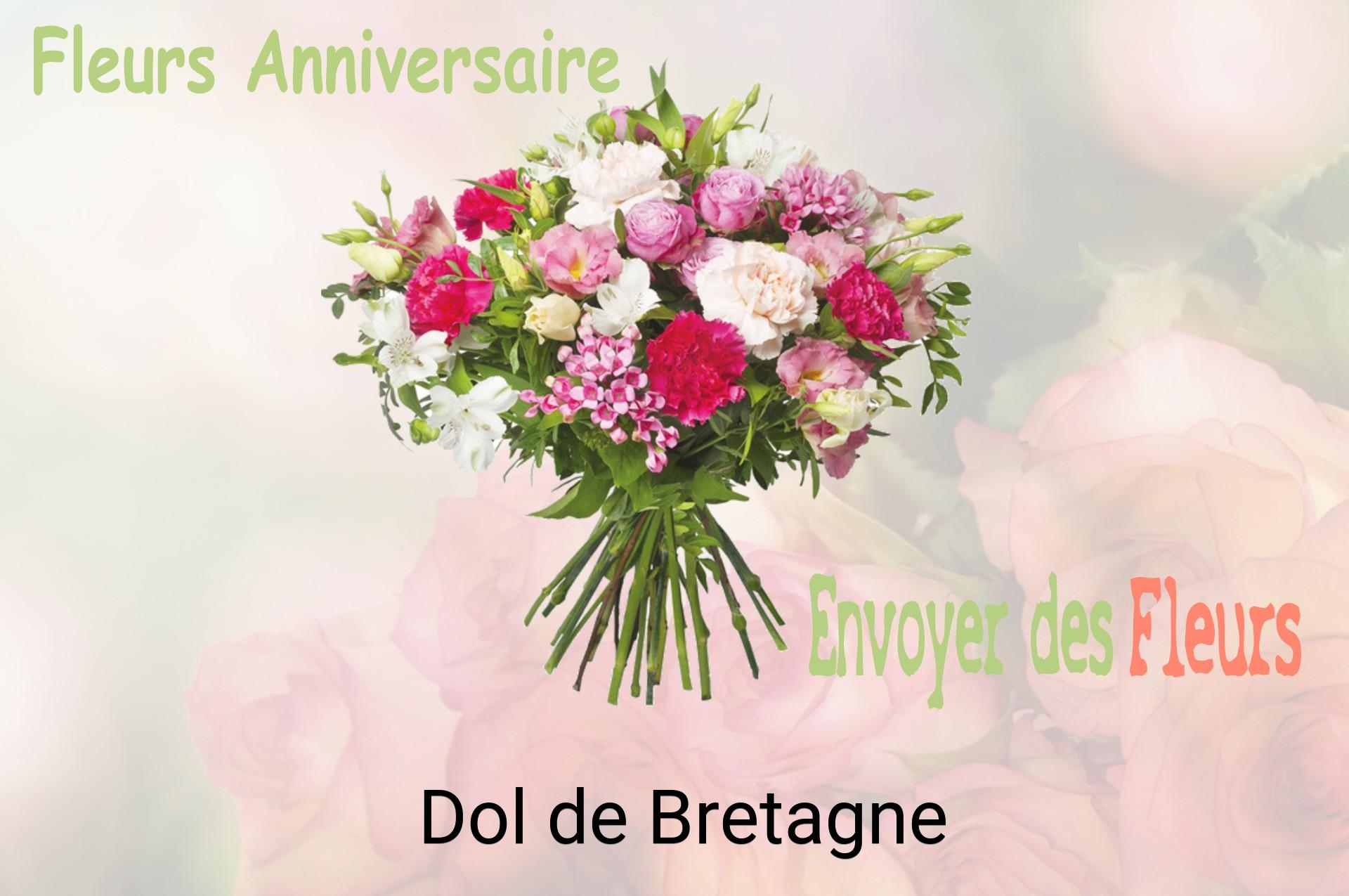 Bouquet de fleurs d’anniversaire livré à Dol-de-Bretagne