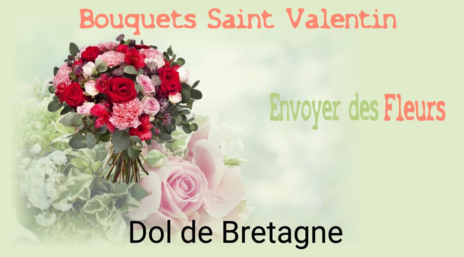 Roses de Saint-Valentin livrées à Dol-de-Bretagne